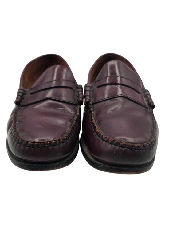 G.H. Bass Weejuns Burgundy Leather Men\'s Size 9.5 D Penny Loafer Dress Shoes